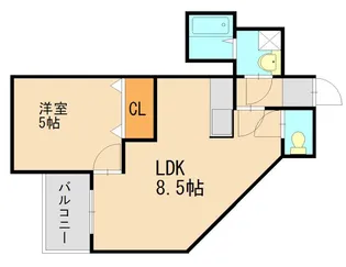 プレアール幸袋【201号室】の間取り