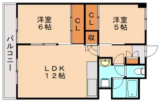 第一高見ビル【2階】の間取り