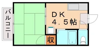 本栖ハイツ【2階】の間取り