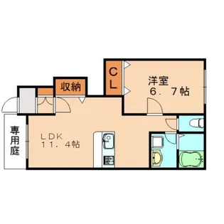 HOPE HOUSE(ホープハウス )【1階】の間取り