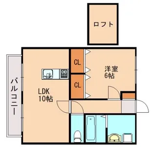 セレクトK【1階】の間取り