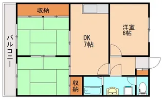 ロイヤルメゾン【605号室】の間取り