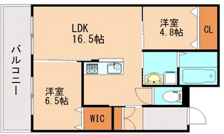 リバーサイド・aiⅡ【601号室】の間取り