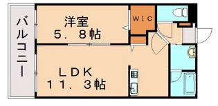 エスカーザ【1階】の間取り