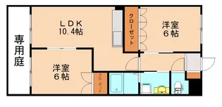 福岡県飯塚市大日寺【アパート】の間取り