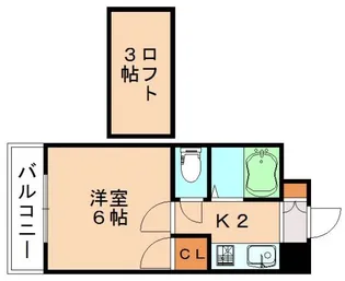 モーリックスP5【209号室】の間取り