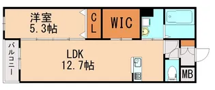 グランドゥール幸袋【104号室】の間取り