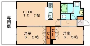 福岡県飯塚市小正【アパート】の間取り