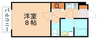 ルミナス菰田【201号室】の間取り