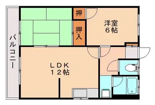 芳雄A【201号室】の間取り