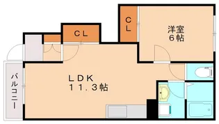 グリーンハイムⅣ【1階】の間取り