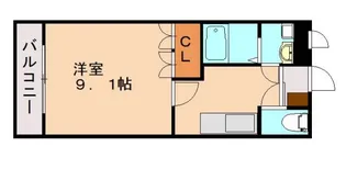 さふらん【201号室】の間取り