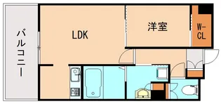 セントフォールTATEIWA【7階】の間取り