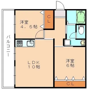大内田ビルNo.2【4階】の間取り