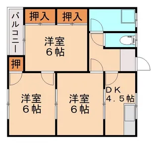 ディアドリームⅡ【102号室】の間取り