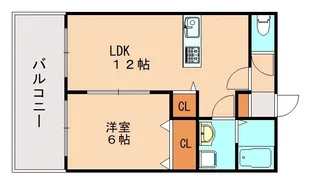 トラス平山【105号室】の間取り