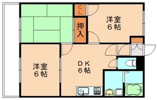 サンコート立岩B【102号室】の間取り