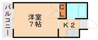 プラウド【34号室】の間取り