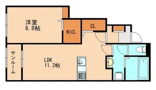 フェニックス ヴィラ I【104号室】の間取り