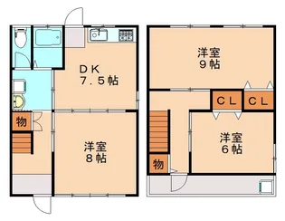 YSハイム【2号号室】の間取り
