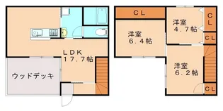 ラグエクリュ【B10号室】の間取り