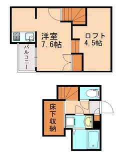 ADC飯塚イオ【102号室】の間取り