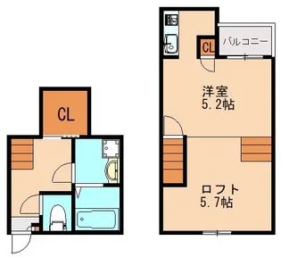 ADC飯塚Bears【203号室】の間取り