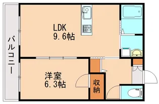 シャーメゾンMA【2階】の間取り