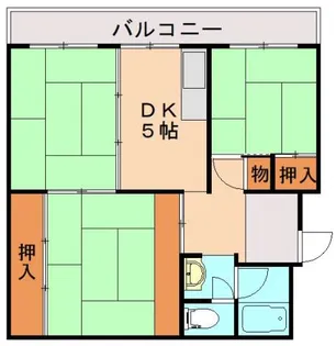 大内田ビルNO1【2階】の間取り