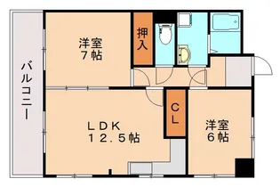 大塚第二ビルサテライトマンション【402号室】の間取り