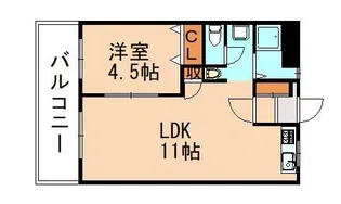 花宅ビル【603号室】の間取り