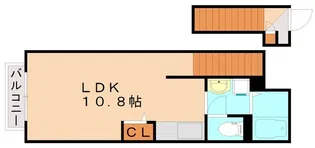 グレイスハイツB【208号室】の間取り
