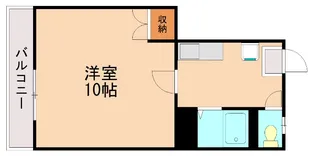 レジデンスTOMO3【202号室】の間取り