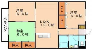 フレラオ【C号室】の間取り