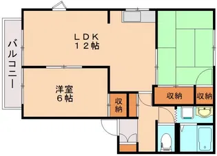 Pアーク24 B棟【201号室】の間取り