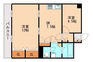 リバーサイドai【302号室】の間取り
