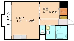 アフレール【4階】の間取り