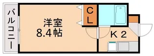 フラット7【2階】の間取り
