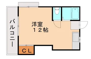 リーベンハイツD【102号室】の間取り