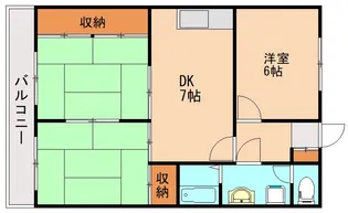 ロイヤルメゾン【402号室】の間取り