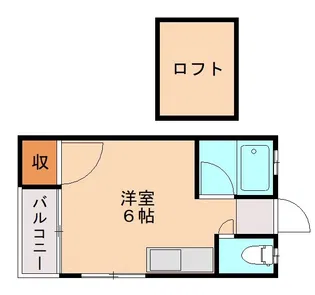 横田ハイツ【111号室】の間取り