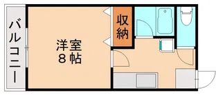 メゾン・ピース【2-5号室】の間取り