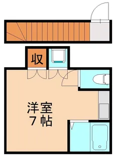 セゾン花水木 A【202号室】の間取り