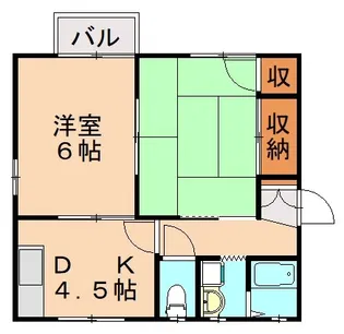 エムハイム【202号室】の間取り