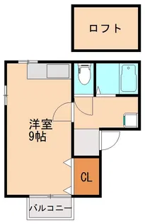 レインボーハウス【2-A号室】の間取り