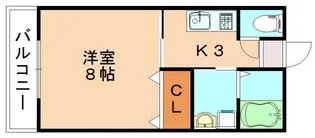 ライフステージ柏の森B【105号室】の間取り
