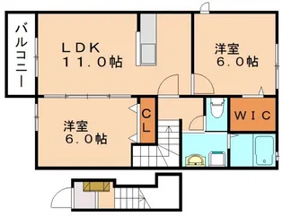 SERENO CASA【2階】の間取り