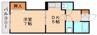 SKY真和【113号室】の間取り