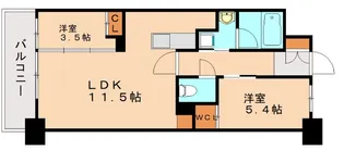福岡県北九州市八幡西区穴生2丁目【マンション】の間取り