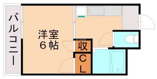 福岡県北九州市八幡西区浅川日の峯1丁目【アパート】の間取り